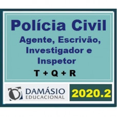 CARREIRAS POLICIAIS - ESCRIVÃO, AGENTE, INSPETOR E PERITO - DAMÁSIO - 2020.2
