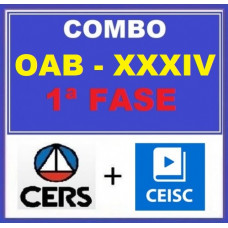 OAB - 1ª FASE - XXXIV (34) - CERS + CEISC = CHAVE DA APROVAÇÃO NO EXAME 34 - 2021/2022