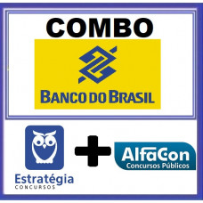COMBO - BANCO DO BRASIL - ESCRITURÁRIO BB - ESTRATEGIA e ALFACON 2021 - PÓS EDITAL