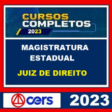 MAGISTRATURA ESTADUAL - JUIZ DE DIREITO - CERS 2023
