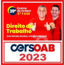 OAB 2ª FASE XXXIX (39) - DIREITO DO TRABALHO - CERS 2023
