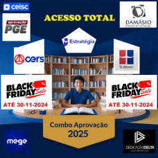 COMBO ACESSO TOTAL  2025 - (ACESSO A TODOS OS CURSOS DO SITE)