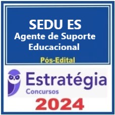 SEDU-ES (Agente de Suporte Educacional) Pacote - 2024 (Pós-Edital)