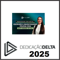 PC MS ESCRIVÃO E INVESTIGADOR DE POLICIA CIVIL DE MATO GROSSO DO SUL - DEDICAÇÃO DELTA - 2025