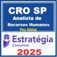 CRO-SP (Analista de Recursos Humanos) Estratégia 2025 (Pós Edital)
