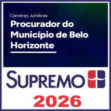 Procurador do Município de Belo Horizonte – Supremo Tv 2026