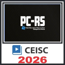 PC RS 2ª Fase - Prova Discursiva  Delegado de Polícia Civil Ceisc Pós-edital
