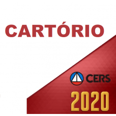 CARTÓRIOS – OBJETIVA, SUBJETIVA E ORAL – OUTORGA DE SERVIÇOS NOTARIAIS (CERS 2020) SERVENTIAS